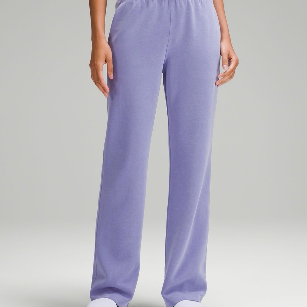 lululemon athletica Lavender Softstreem High-Rise Wide-Leg Lounge Pants